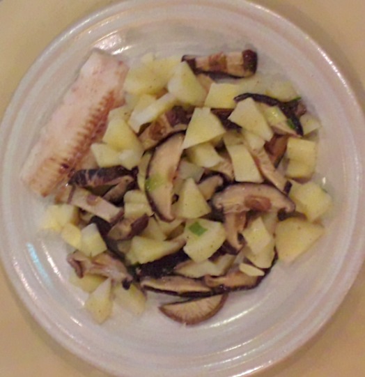 Vis met shiitake en pastinaak - recept