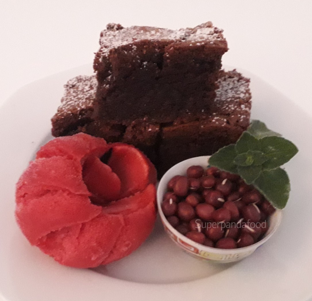 Brownies met adukibonen