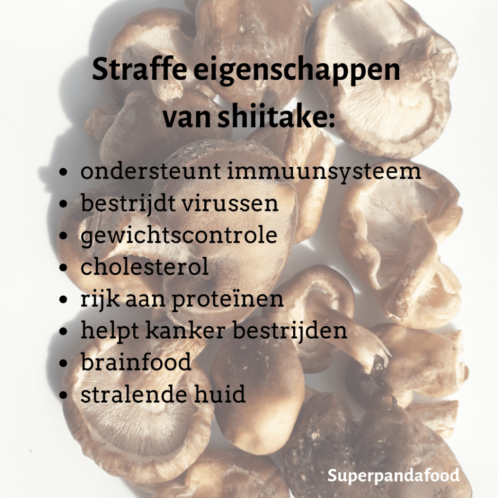 shiitake gezondheidsvoordelen