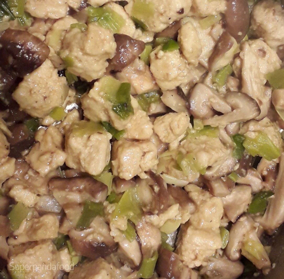 Quorn met shiitake, lente-ui en gember | Antivirale voeding | 5-elementen-koken