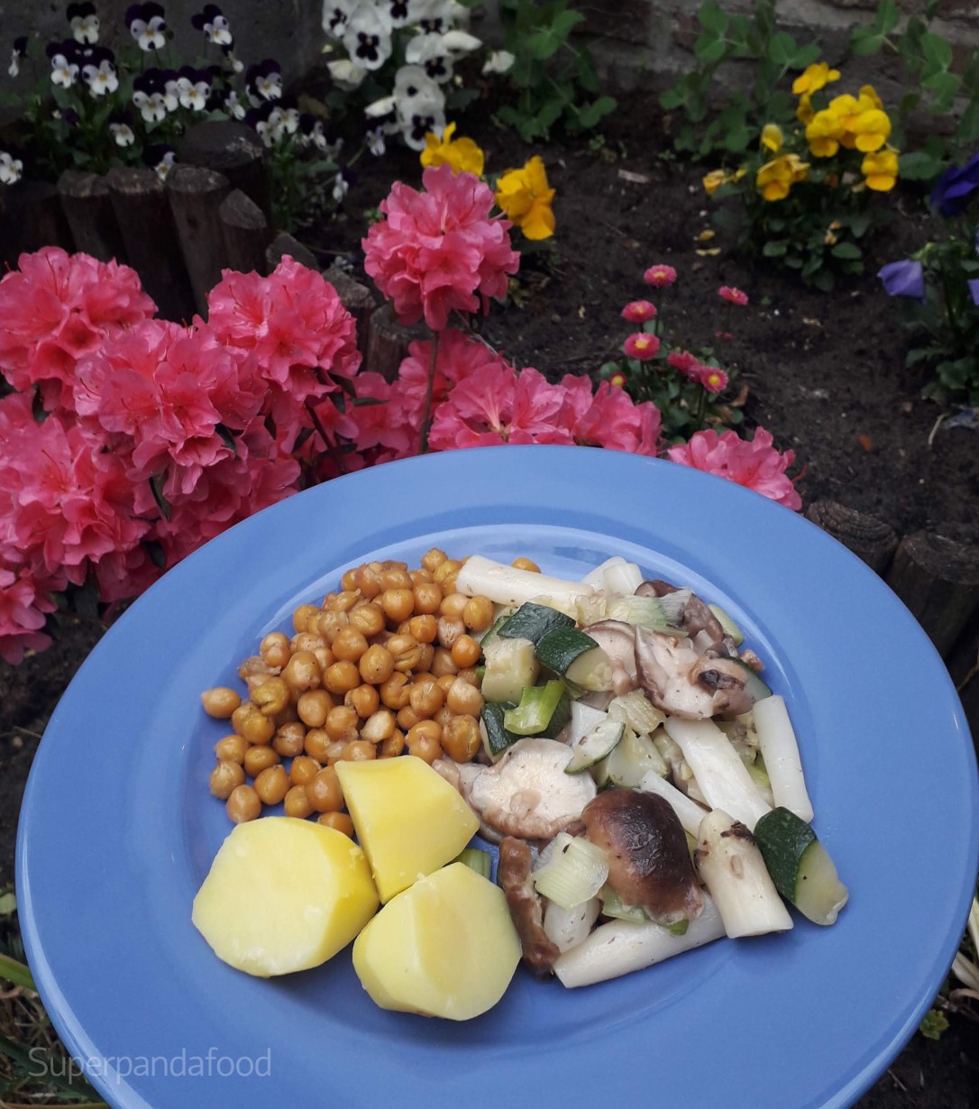 Geroosterde kikkererwten met shiitake en schorseneren | 5-elementen-koken